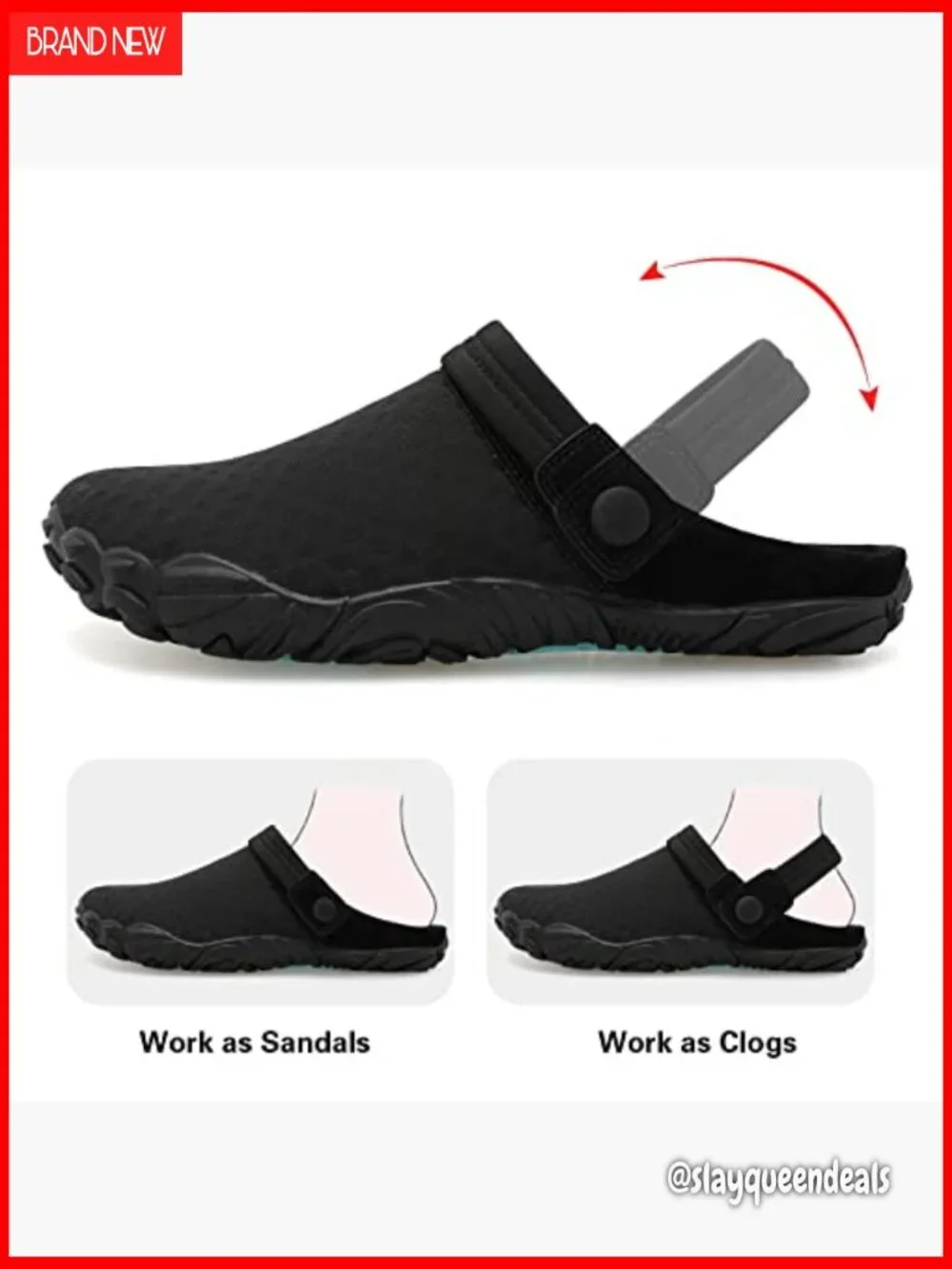 Unisex Water Shoes Slip-On Hiking Sandals Quick-Dry Non-Slip